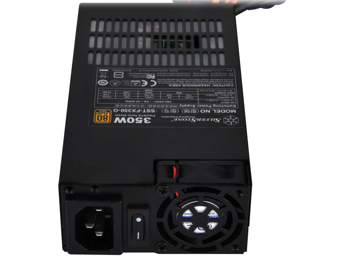 mini-itx.com: Silverstone FX350-G 80 PLUS GOLD Flex-ATX PSU psu