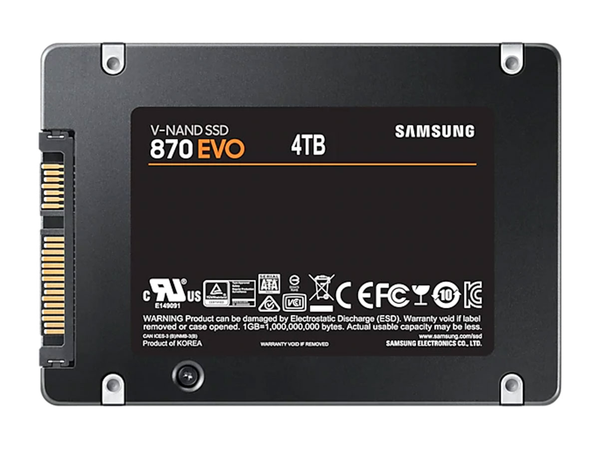 mini-itx.com: Samsung 870 EVO 4TB 2.5in SSD storage